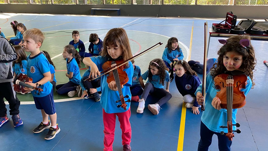 A emoção do primeiro concerto