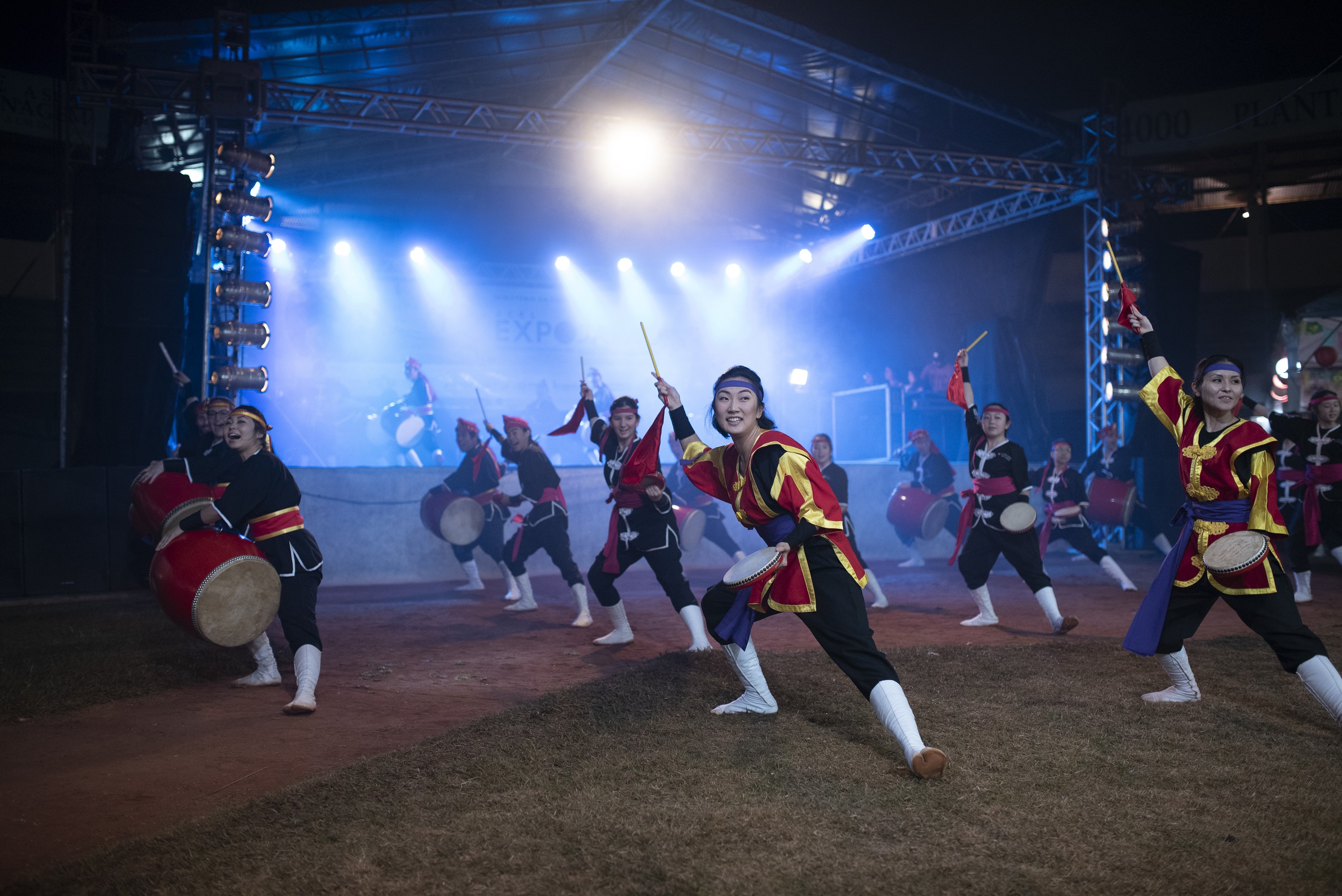 Tambores no Calçadão marcam lançamento da Expo Japão 2019