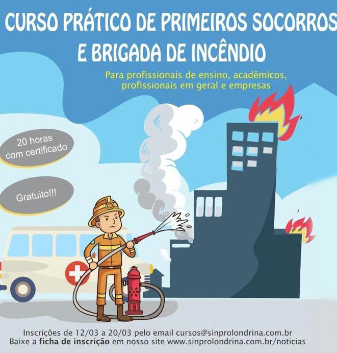 Curso de Brigadista de Incêndio e Primeiros Socorros