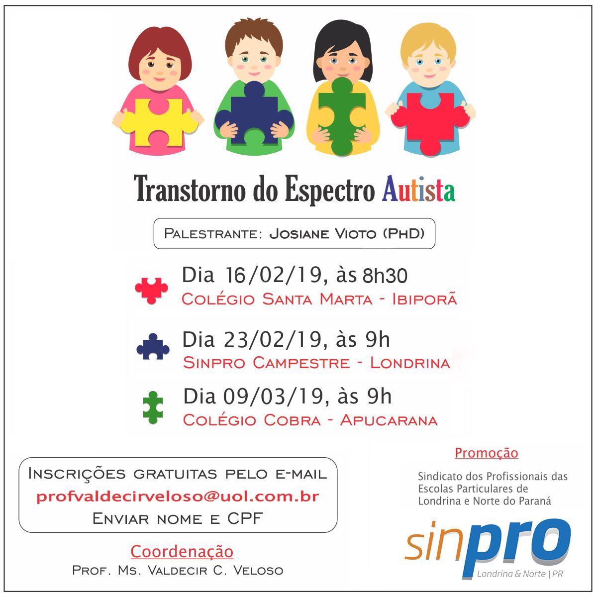 Palestra sobre Autismo